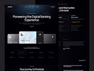 GlobalBank - Digital Banking Website Design