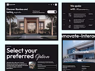 Domovate Real-estate website
