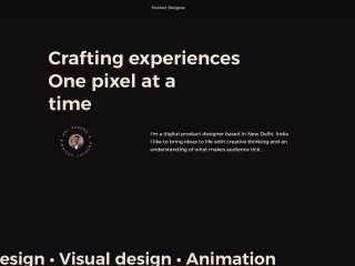 My framer portfolio web design
