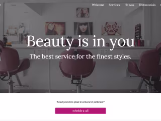 WebSite for enterprise