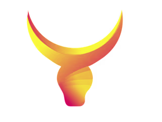 bull head logo design :: Behance