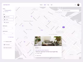  Real Estate Search Experience Redesign - Estatify Platform