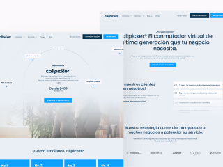 Web redesign · Virutal Switch · Callpicker