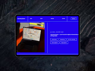 Agency CMS Project Page (Webflow Design & Development)