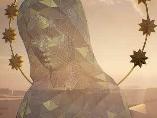 Virgin Mary Concept Arch Viz 