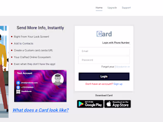 BCard - Digital visiting card platform