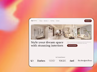 Creative Interior Design Website