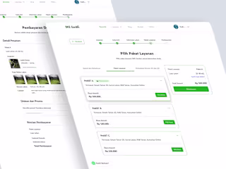 OKE Garden's Garden Booking Flow Web Design