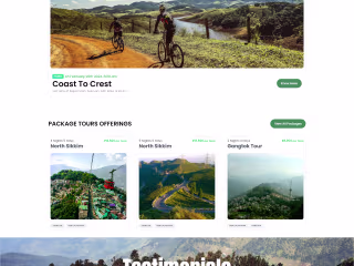 Adventure Business Website Powered by Directus CMS