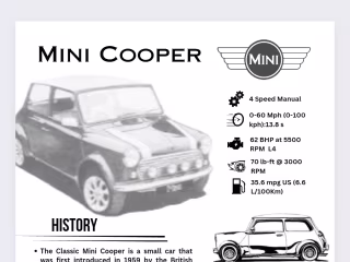 Vintage Car Magazine Layout