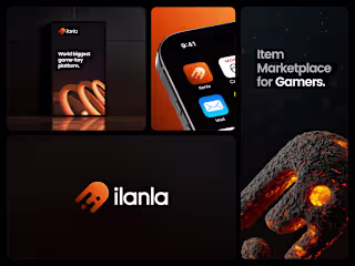 Ilanla Logo Design | Item Marketplace for Gamers.