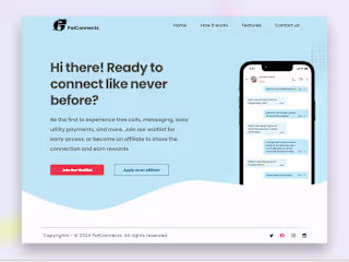 PlaConnects – Waitlist Landing Page: Design & Development