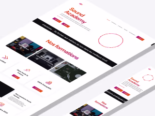 Webflow - Sound Academy