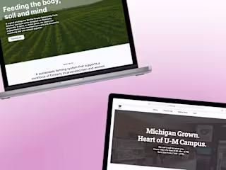 Desktop Website Redesigns