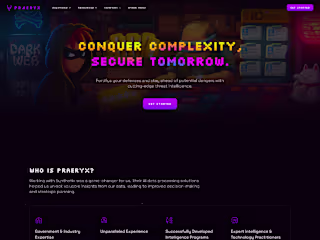 Praeryx — Custom Ghost Theme for a Cyber Intelligence website
