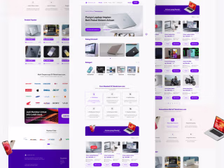 Landing Page Tokoarisan - E-commerce Marketplace 