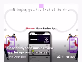Case study of a music review app