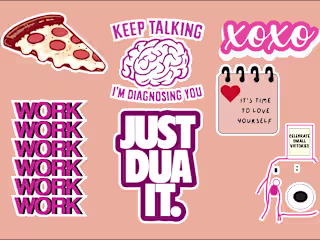 Digital Illustrations & Stickers