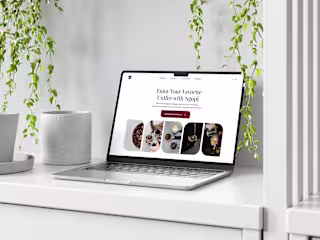Coffee Shop Landing Page Design