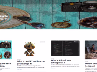 Personal blog with Next.js