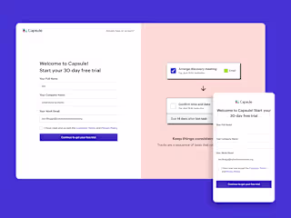 Capsule Signup Redesign