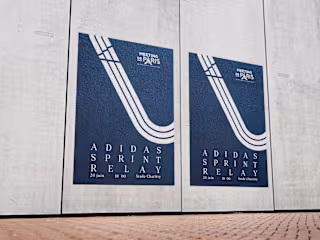 Adidas 10K Paris — Visual Campaign Design