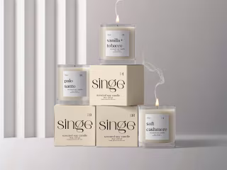 Singe Candle Co| Brand Identity & Product Design
