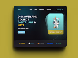 BlueNFT Web Design