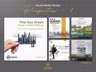 Infinity Properties (Real Estate Social Media Designs) on Behan…