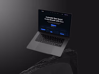 Boostify - Dark Animated Landing Page Design & Development