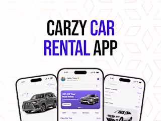 Carzy: Car Rental Mobile App
