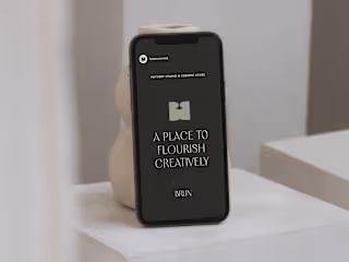 Branding for BRUN pottery studio