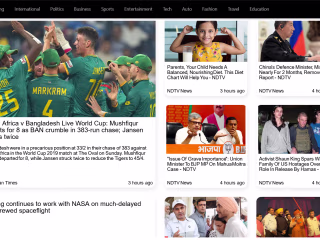 Highlights News Web App