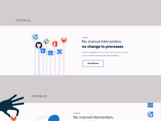Web Design Concept for a Product-Based Company