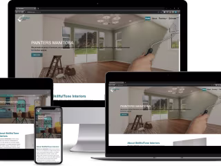 Responsive Web Design for a painting company
