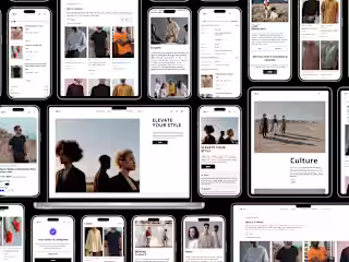 Web Design for Fashion Retailer (e-commerce)