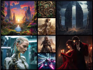 AI concept arts 