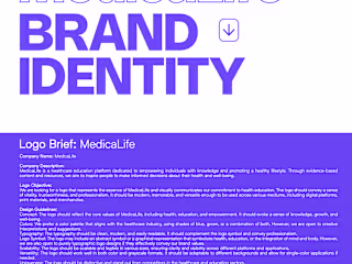 MedicaLife Brand Identity Design