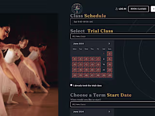 The Russian ballet |  Webflow Wized Xano Development 