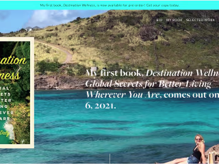 Squarespace Re-Design to launch author's first book