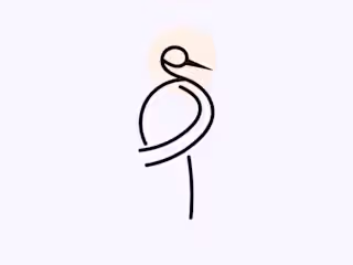 Minimalistic Heron Logo Design