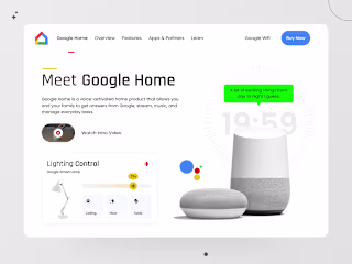 Redesign - MEET GOOGLE HOME