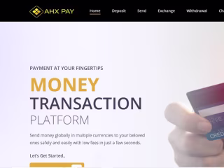 AHX PAY (A Trading Website)