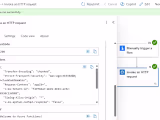 MS Power Automate project to collect and send data