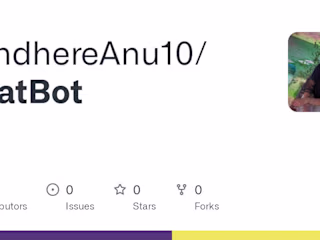 GitHub - PandhereAnu10/ChatBot