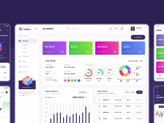 Crypto Wallet iOS App & Web App Design