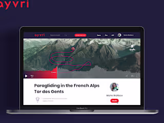 Description hidden. Click to expand. AYVRI | Brand, UI/UX, Illustration—2018