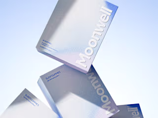 💫 Moonwell - Brand Identity & 3D Product Visualization