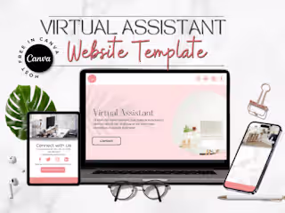 Canva Website for Virtual Assistants