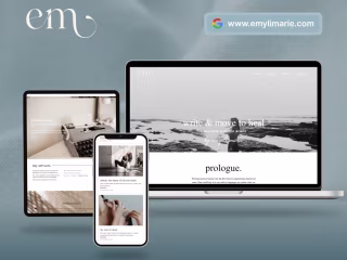 Develop Custom Design for Wellness Blog
